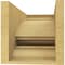 Ekena Millwork 8"W x 16"D x 8"H Wide Diane Rough Cedar Woodgrain TimberThane Corbel, Primed Tan CORUR08X16X08DIARCPR - alternate 6